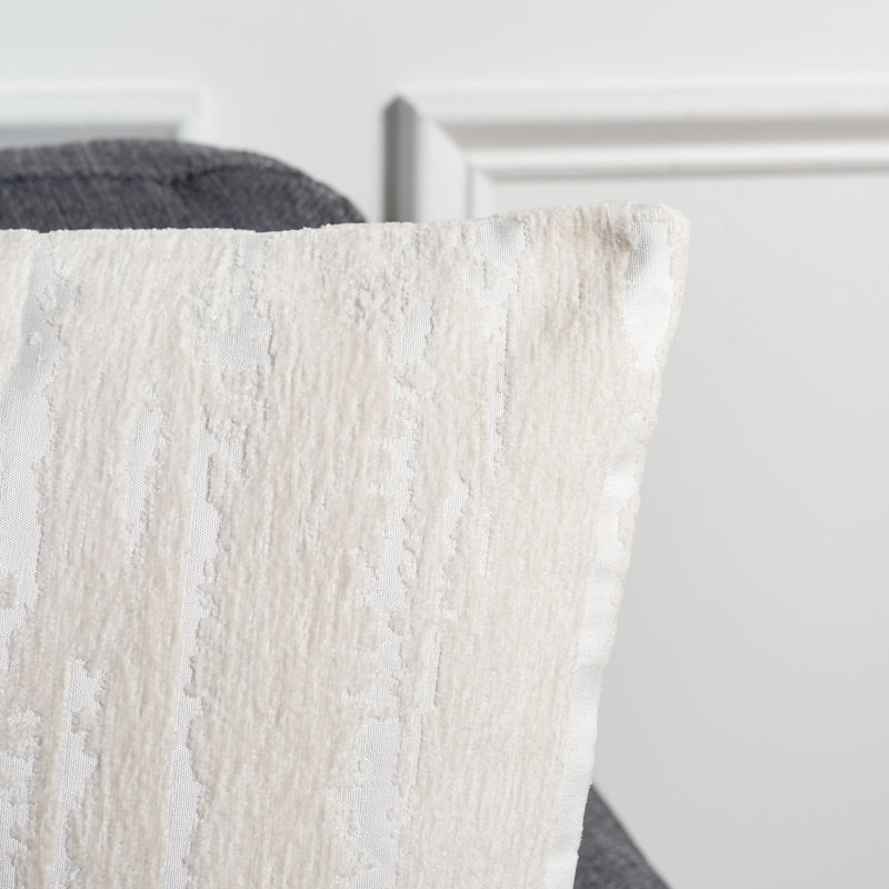 Revell Square Pillow Cover & Insert, Ivory, 18" x 18"
