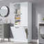 Grande armoire de rangement avec tablettes réglables-702378872