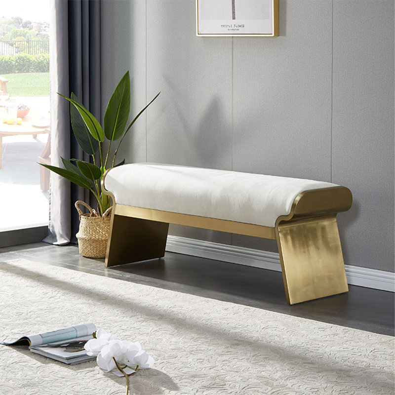 Tabouret à langer italien, H 17,72 po x l 59,06 po x P 14,17 po