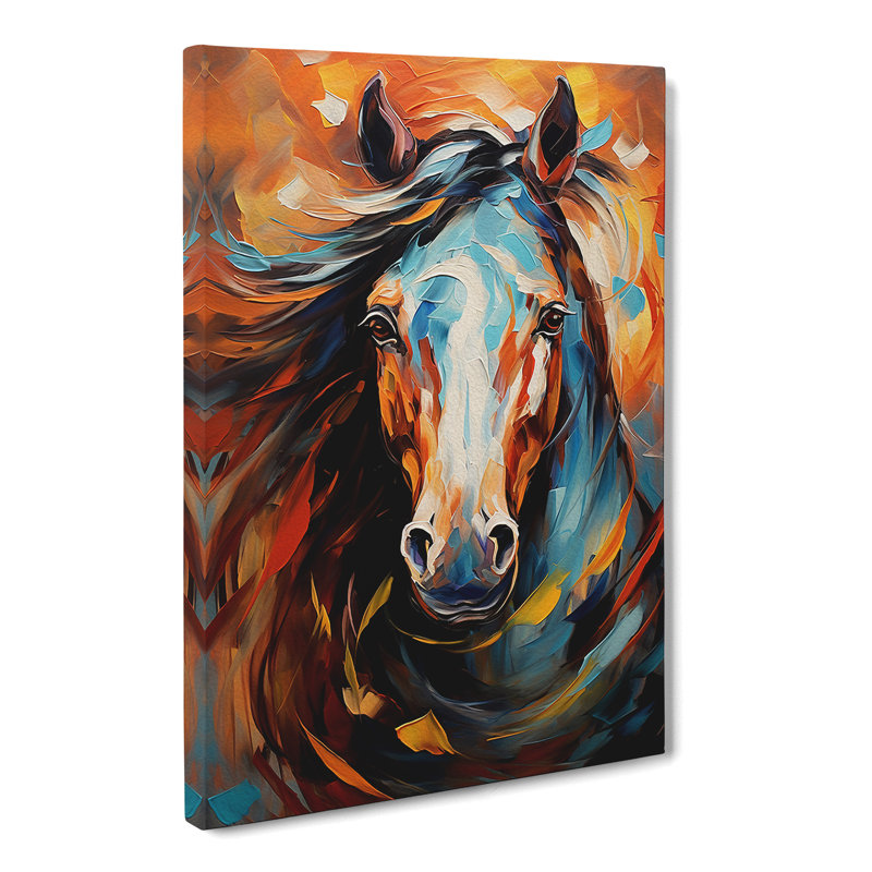Horse Expressionism No.2 - Print, 60cm H x 40cm W x 3cm D