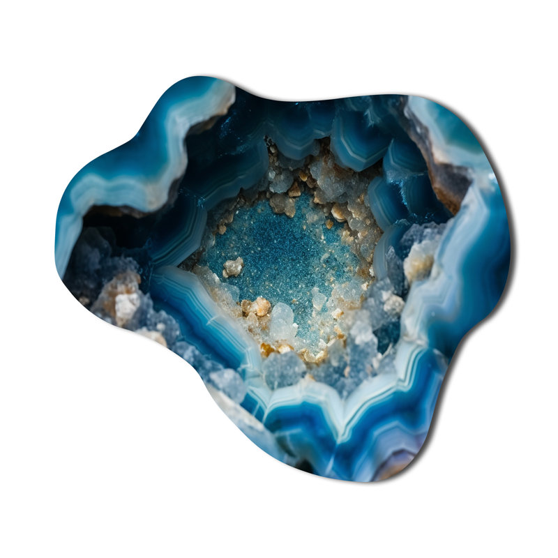 Reggie - Asymmetric Stone Geode, H 28 po x l 25 po