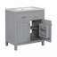 Meuble-lavabo 30 po avec lavabo en céramique-45735729