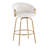 Josie Fixed-Height Bar & Counter Stools with Gold Metal Base & Round Footrest-90576932