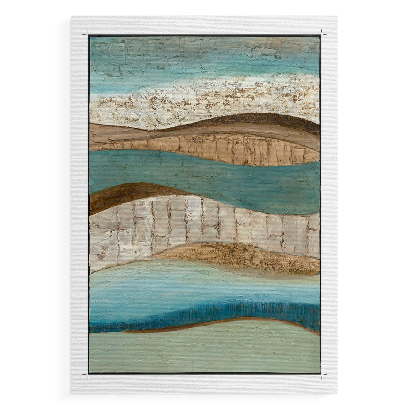 «Earth & Sky II» par Norm Olson, reproduction d'art sur toile tendue - reproduction sur toile seulement - NON encadrée