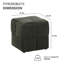 Tabouret en velours côtelé doux et confortable pour utilisation multiple-133001338