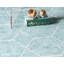 Tapis turquoise Tellaro-40283603