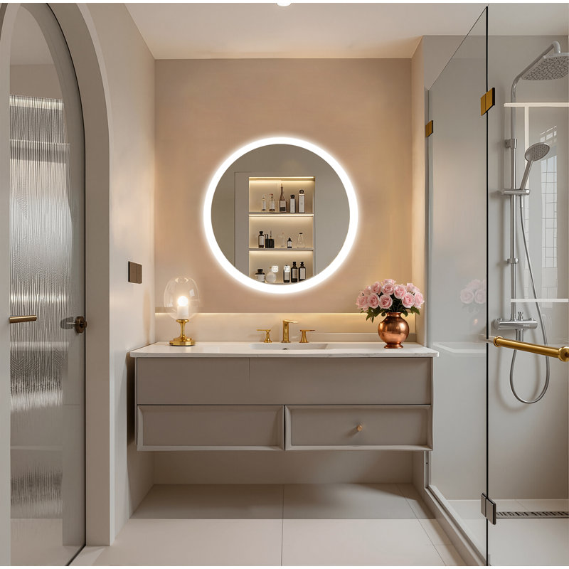 Miroir de salle de bain à DEL