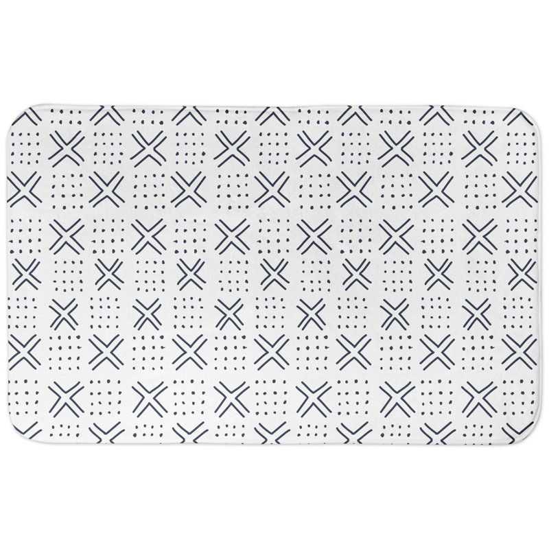 Tapis pour salle de bain Mudcloth