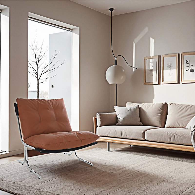 Accent Chair Sofa Chair, Brown