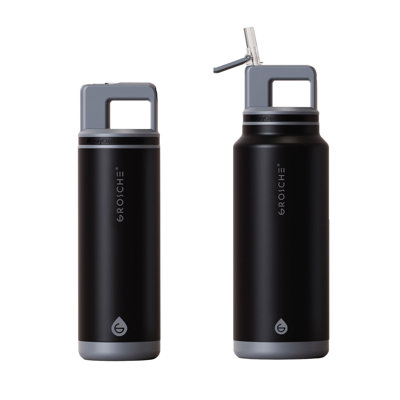 Grosche 40 fl. oz. Triple Wall Insulated Stainless Steel (18/8) Water Bottle with