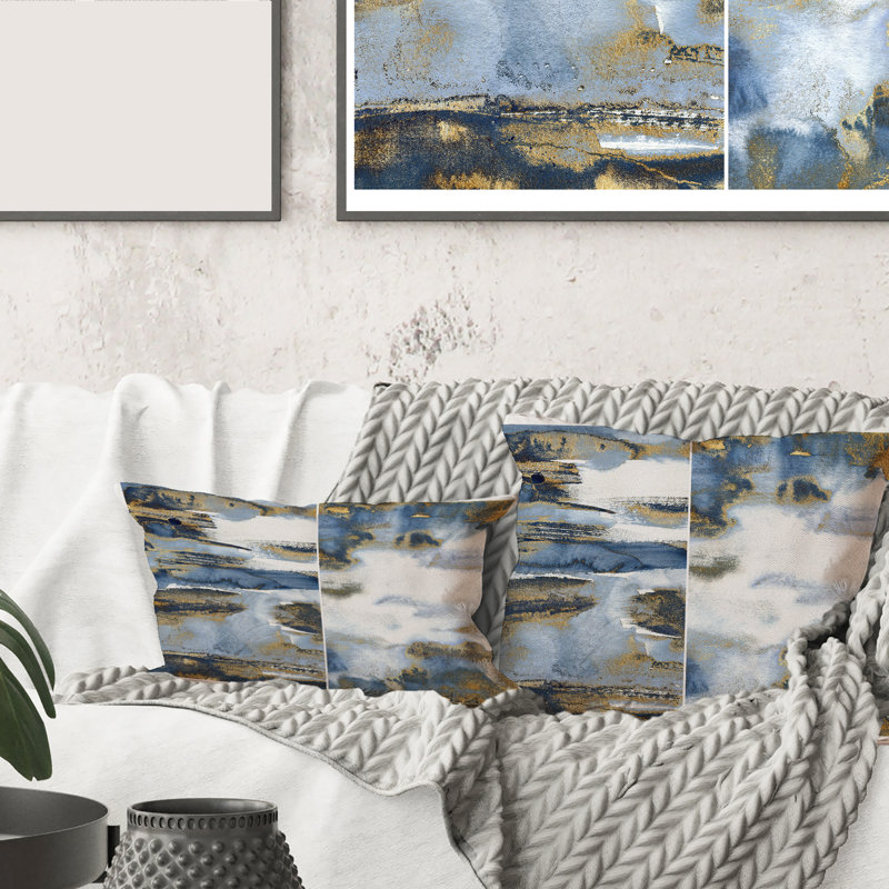 Waves III Rectangular Pillow Cover & Insert