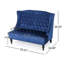 Causeuse confortable convenant aux salons, chambres, petits espaces de maison