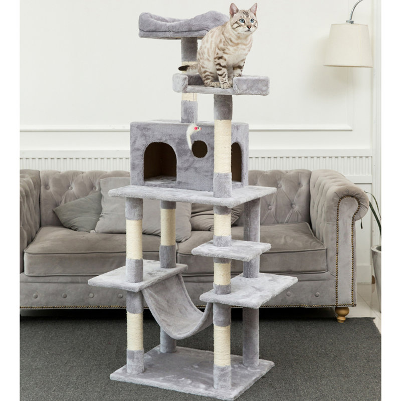 arbre à chat gris