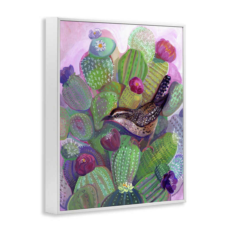 Giclée encadrée par Desert Day Dream Bird, design par Ashley Davis, H 14 po x l 11 po
