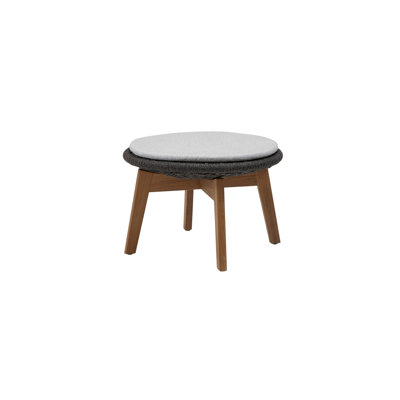 Peacock Outdoor Teak Ottoman