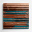 Art mural brun en métal Southwestern-1865760180