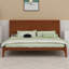 Lit plateforme en bois de bambou-477631907