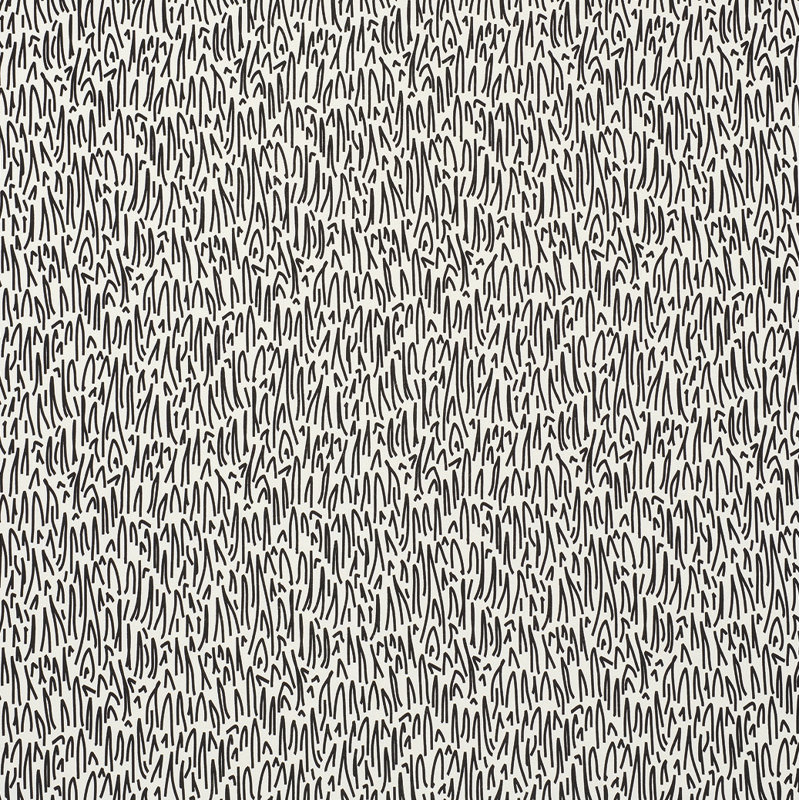 Schumacher x Studio Bon Grass Ii Indoor/Outdoor Fabric, Black