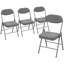 Office Folding Chairs Set of 4