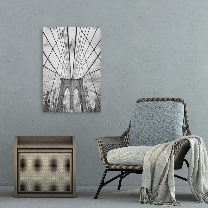 Impression d'art mural de Brooklyn Bridge, H 36 po x l 24 po