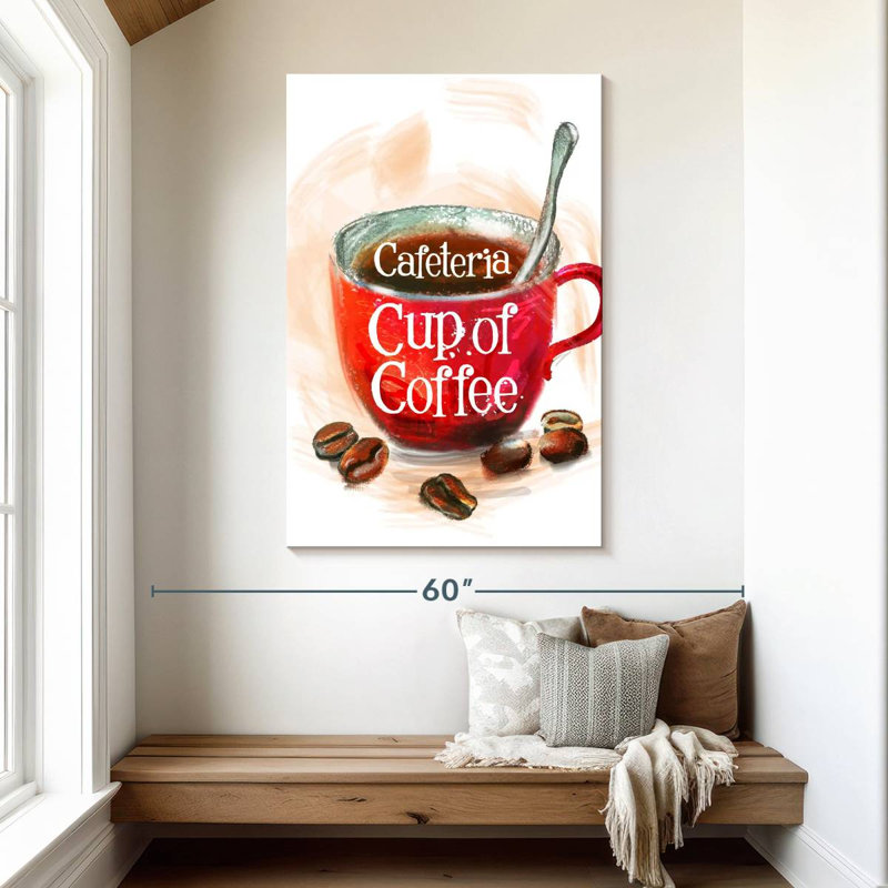 Yarlin Cafeteria Coffee Sign, 48" H x 32" W