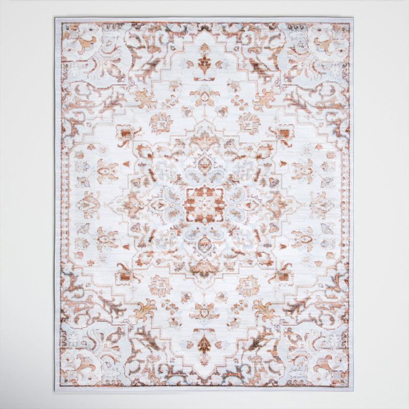 Tapis oriental beige / gris Sonia, Rectangle 8 pi x 10 pi