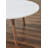 Nero white authentic marble round coffee table