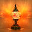 Lampe de table Red2 en mosaïque de verre turc, lampe d'appoint bohème vintage-134037521