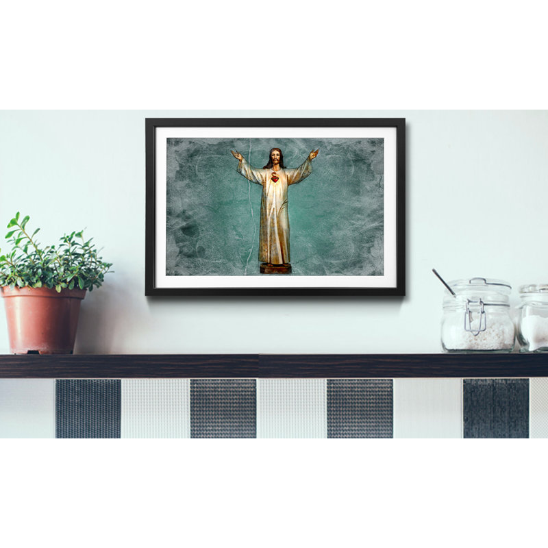 Blessing Jesus - Single Picture Frame Print, 40cm H x 60cm W
