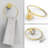 2-Piece Bath Hardware Set With Towel Ring Toilet Paper Holder Bathroom Towel Holder Set Accessories In-116078864