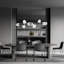Eola 8 - Light Black Kitchen Island Pendant-381009554
