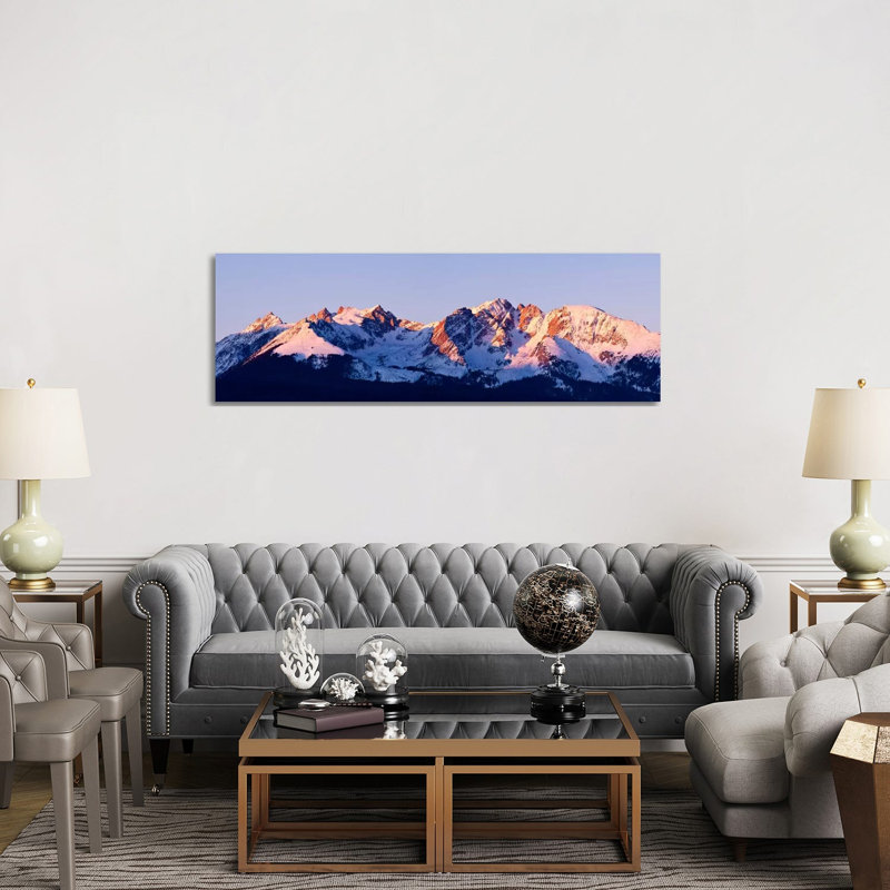 Rocky Mountain Range- Gallery-Wrapped Canvas Giclée, 20" H x 60" W