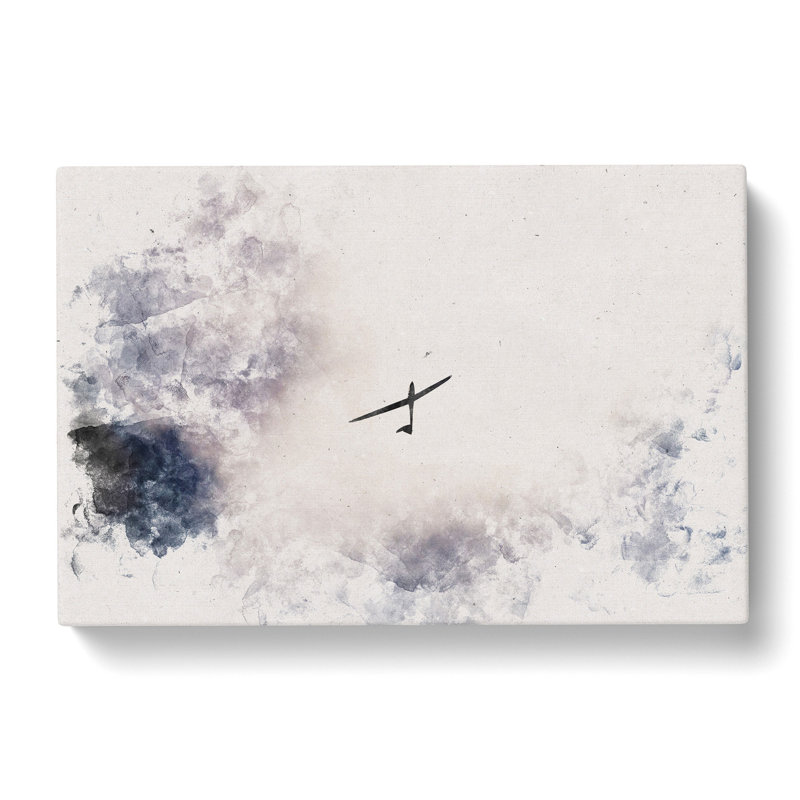 Air Glider In The Clouds - Wrapped Canvas Print, 60cm H x 91cm W x 4cm D