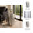 Bold Drum Accent End Tables with Sculptural Polished Design – Versatile Round Short Side Table and Narrow End Table for Hallway or Entryway – Accent Table for Living Room End Tables – Silver-1971758993