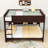Queen-Over-Queen Bunk Bed With Shelves And Charging Station-843971446