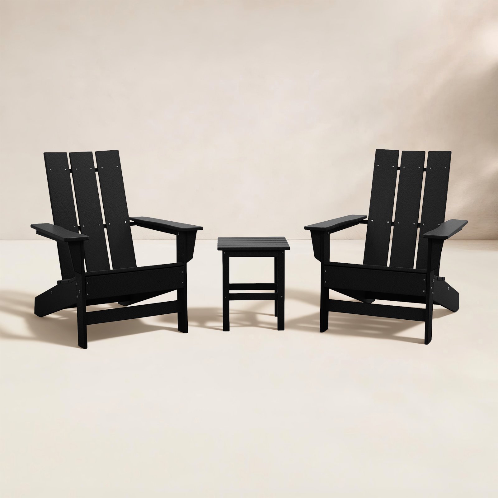 Ratcliff 3 Piece Seating Group, Black