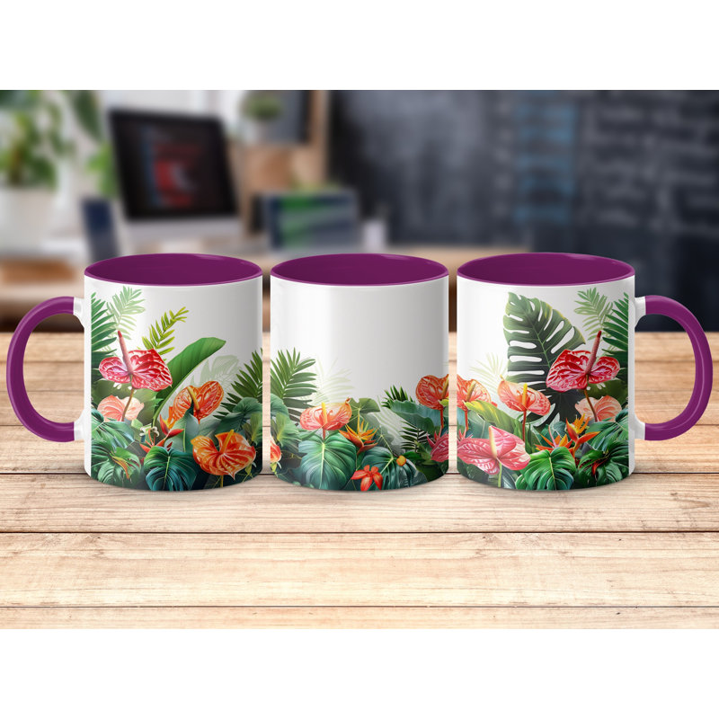 Ceramic Coffee Mug, Purple