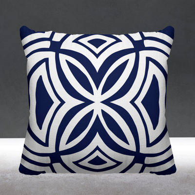 Dreyer Abstract Outdoor Reversible Throw Pillow