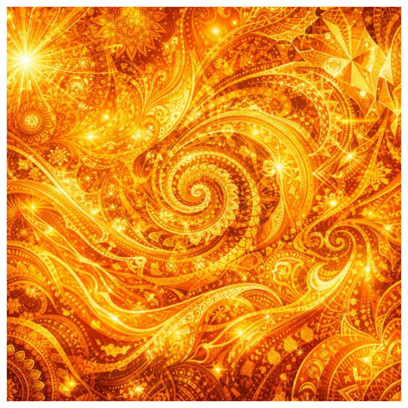 Tapis de bain Golden Swirling, L 34 po x L 21 po