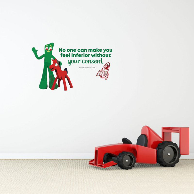 Adhésif décoratif en vinyle "No One can Gumby Life", H 15 po x l 30 po
