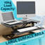 Adjustable Metal Base Standing Desk Converter-64237982