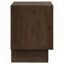 Table de chevet 2 tiroirs brun chaud
