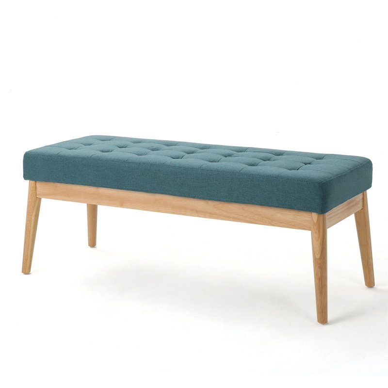 Versatile Ottoman Bench With Modern Design For Various Spaces, Teal