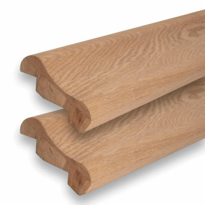 1-3/8in H x 4-3/8in W Unfinished Cherry Rail 