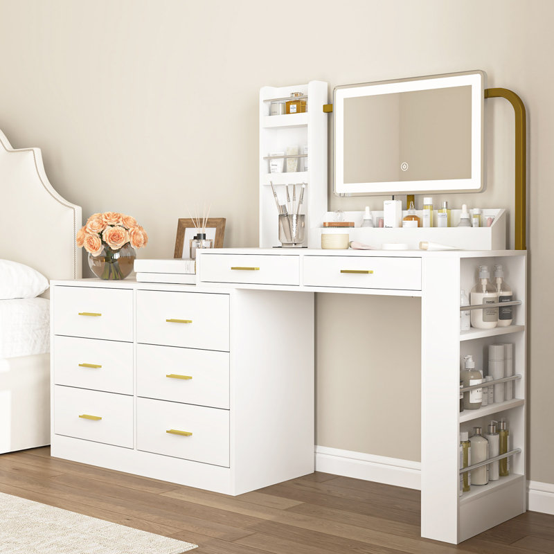 Commode moderne à 8 tiroirs pour la chambre à coucher - Vaste commode de rangement