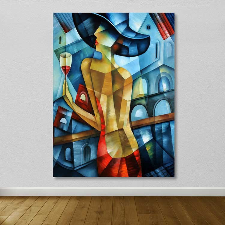 Peinture décorative sur toile