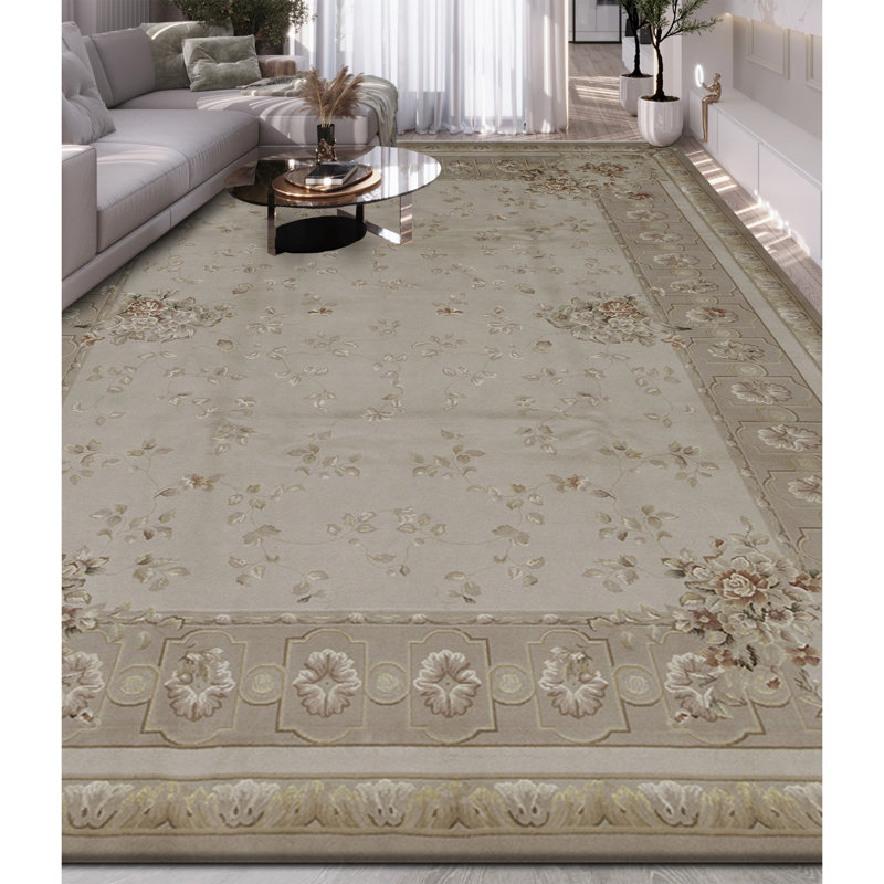 Tapis rectangulaire noué à la main