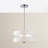 Zak 3 - Light Dimmable Drum Chandelier
