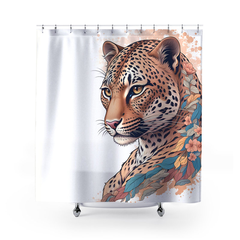 Rideau de douche Chin Leopard