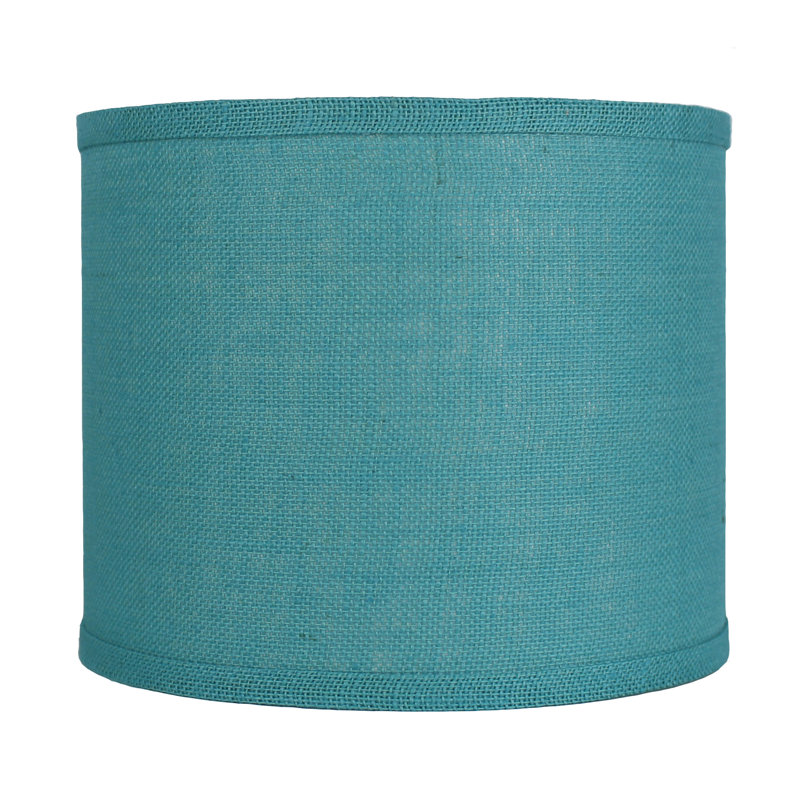 Ganya Burlap Drum Lamp Shade, Spa, 10" H x 12" W x 12" D